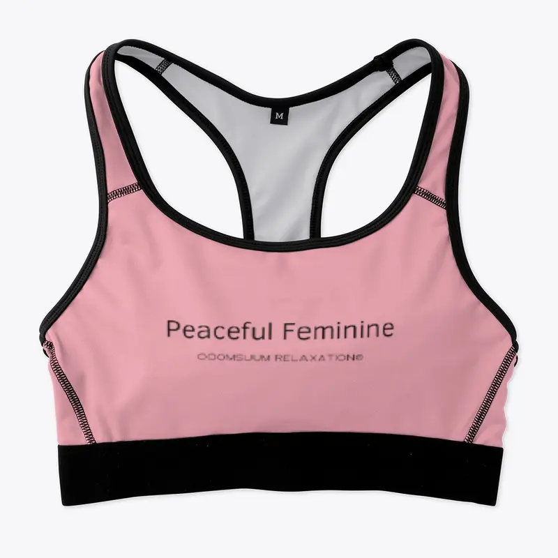 Peaceful Feminine♥ Sports Bra