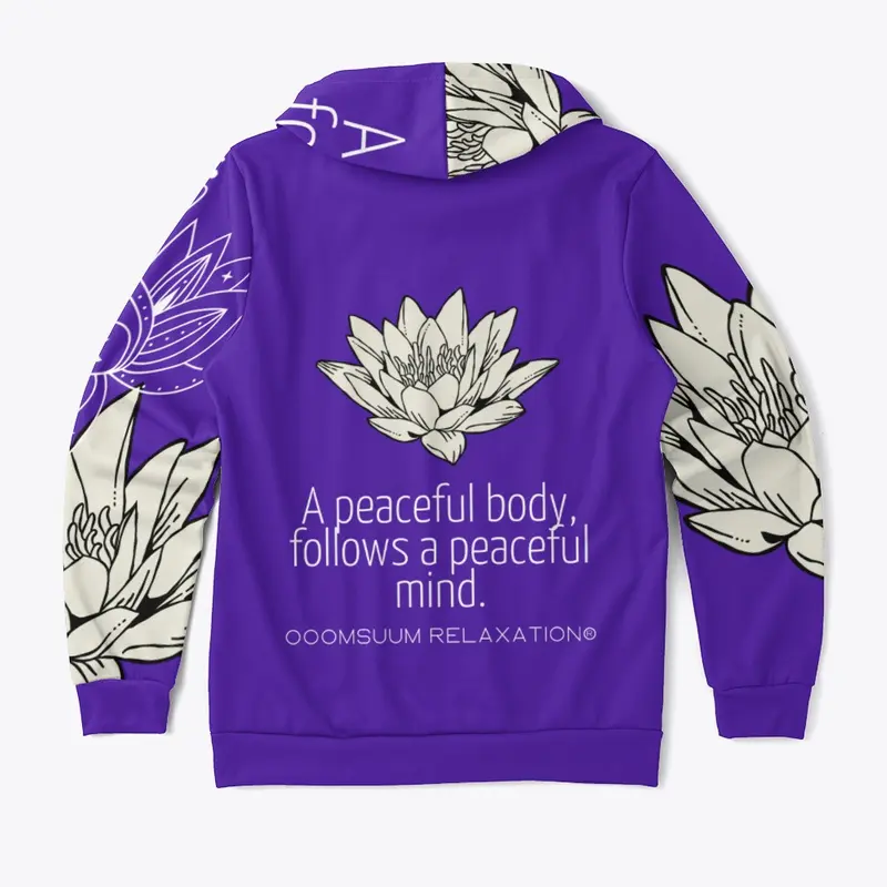 Peaceful Mind♥ Lotus Hoodie