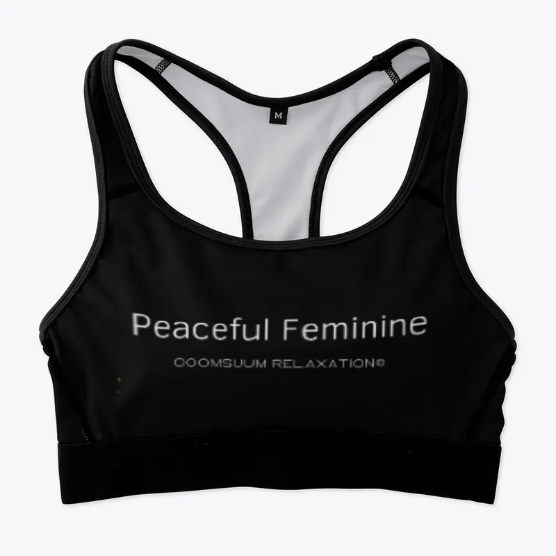 Peaceful Feminine♥ Sports Bra