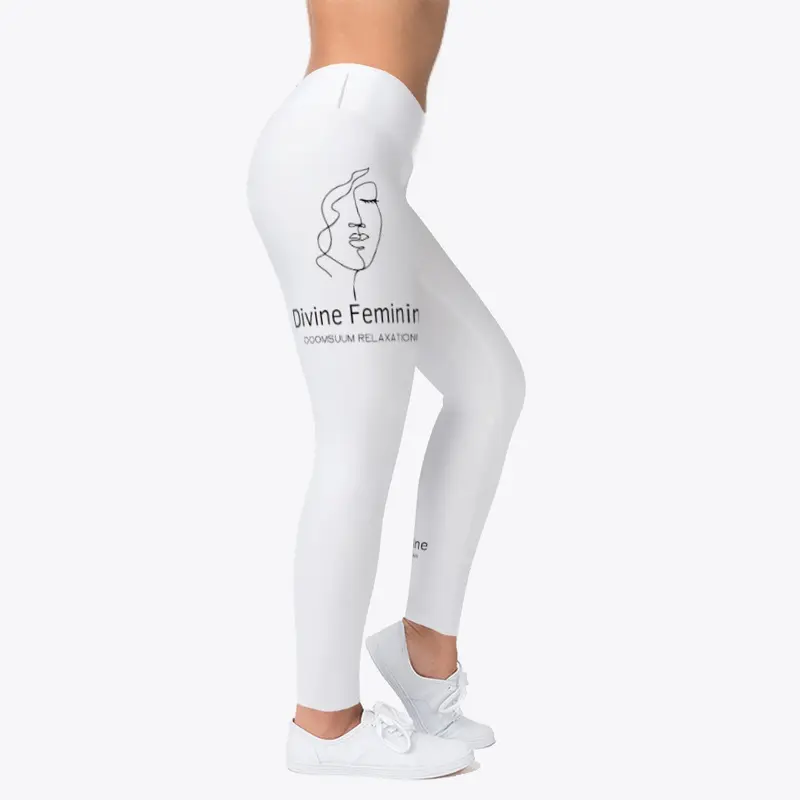 Divine Feminine♥ Line Art Leggings