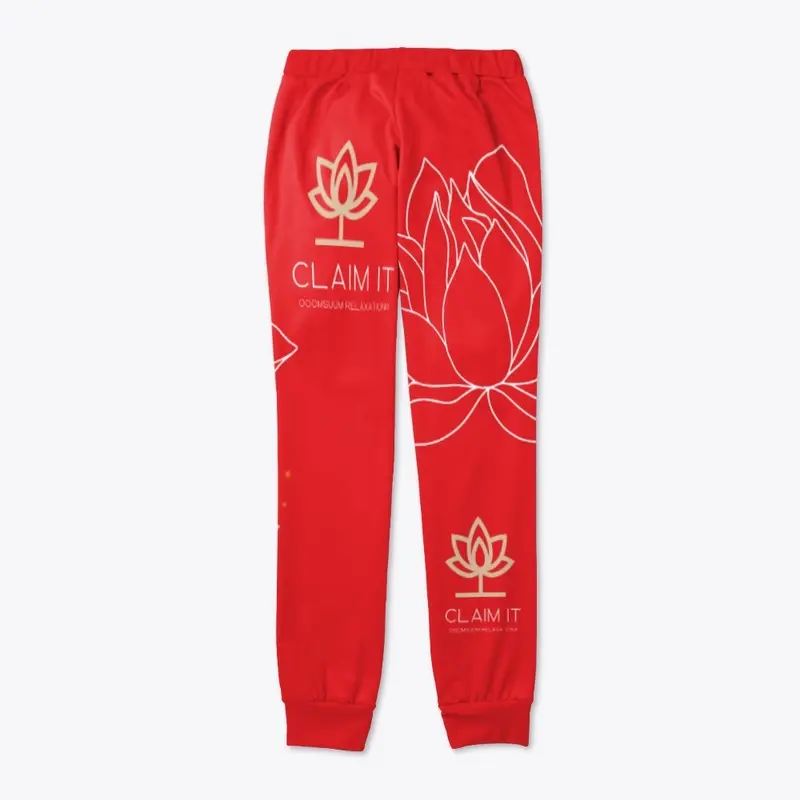 Claim it♥ Golden Lotus Joggers